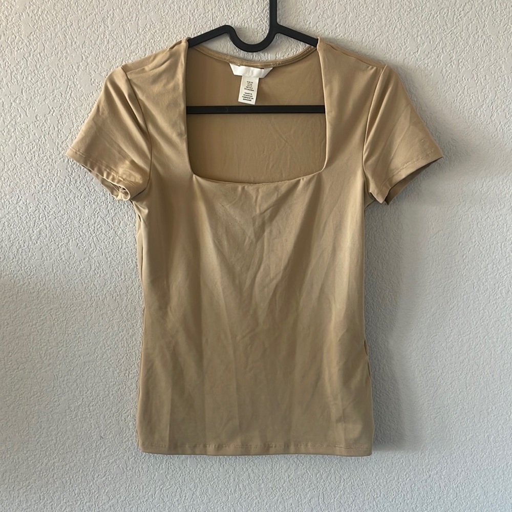 H&M square neck top